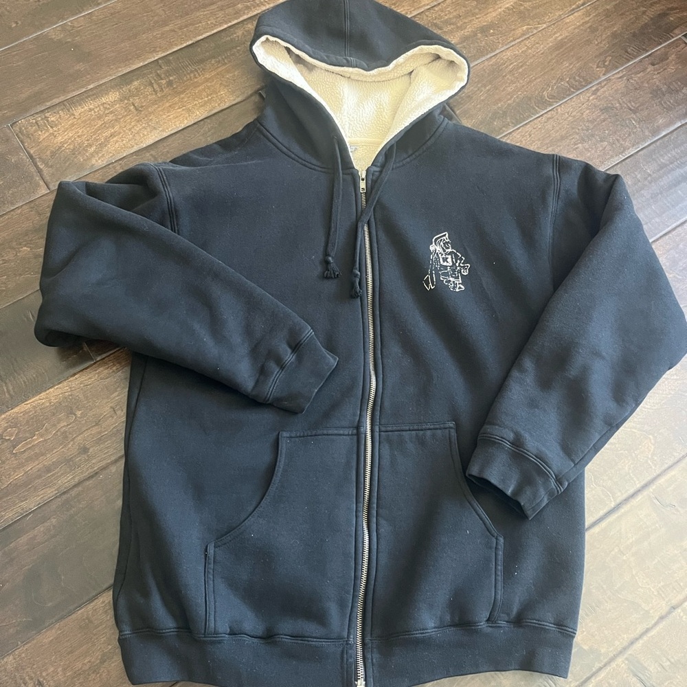 Katin Black Zip-Up Hoodie with K-Man Logo